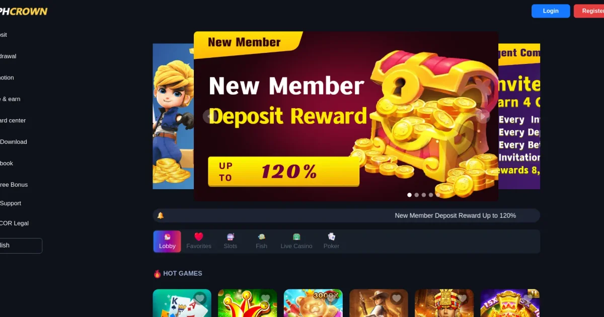 PHCROWN official member account login portal